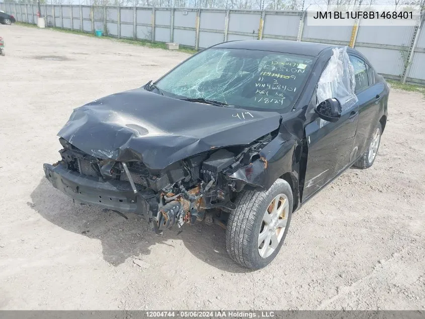 JM1BL1UF8B1468401 2011 Mazda Mazda3