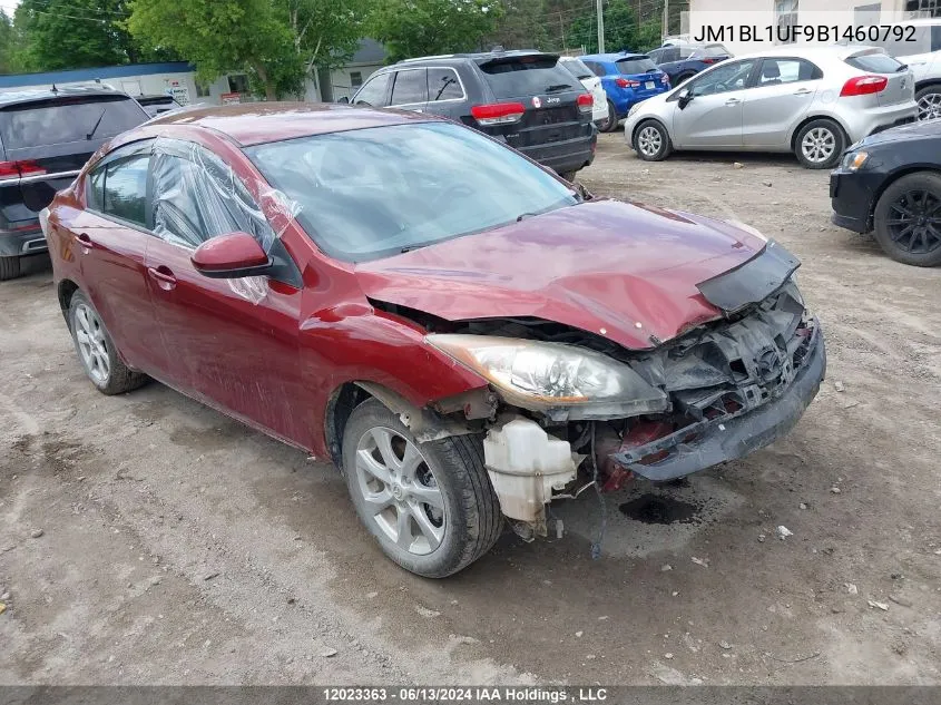 JM1BL1UF9B1460792 2011 Mazda Mazda3