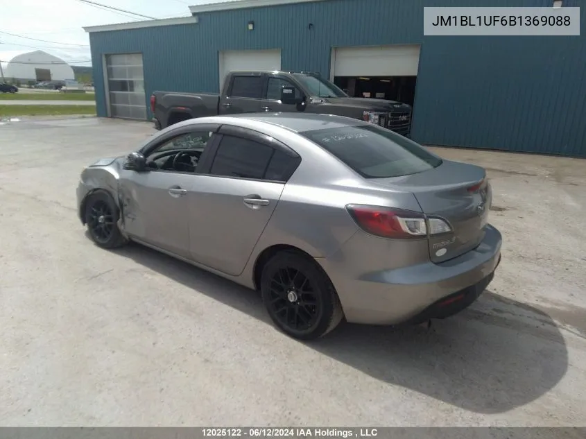 JM1BL1UF6B1369088 2011 Mazda Mazda3