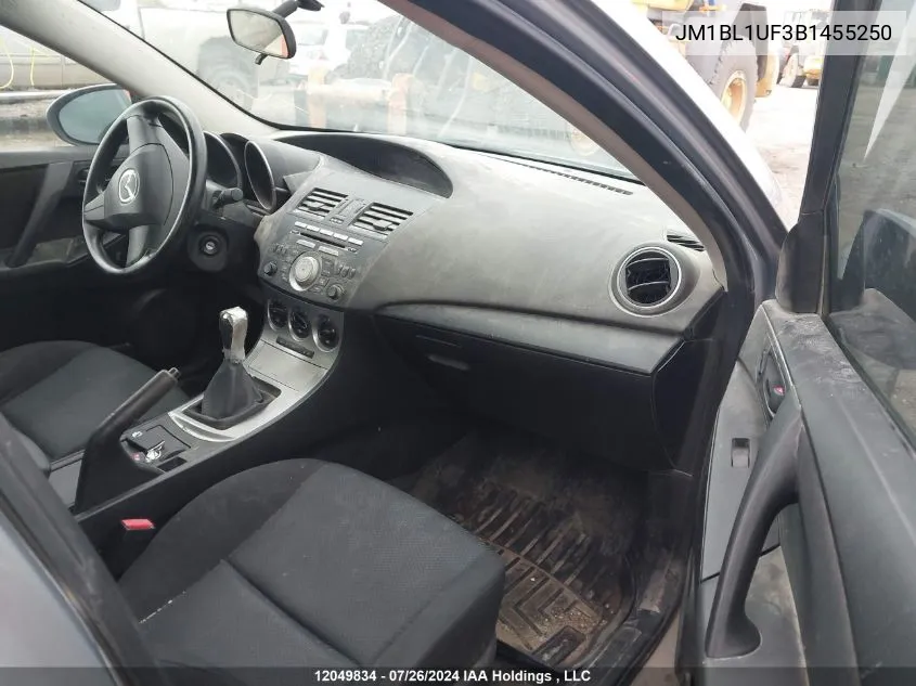 JM1BL1UF3B1455250 2011 Mazda Mazda3