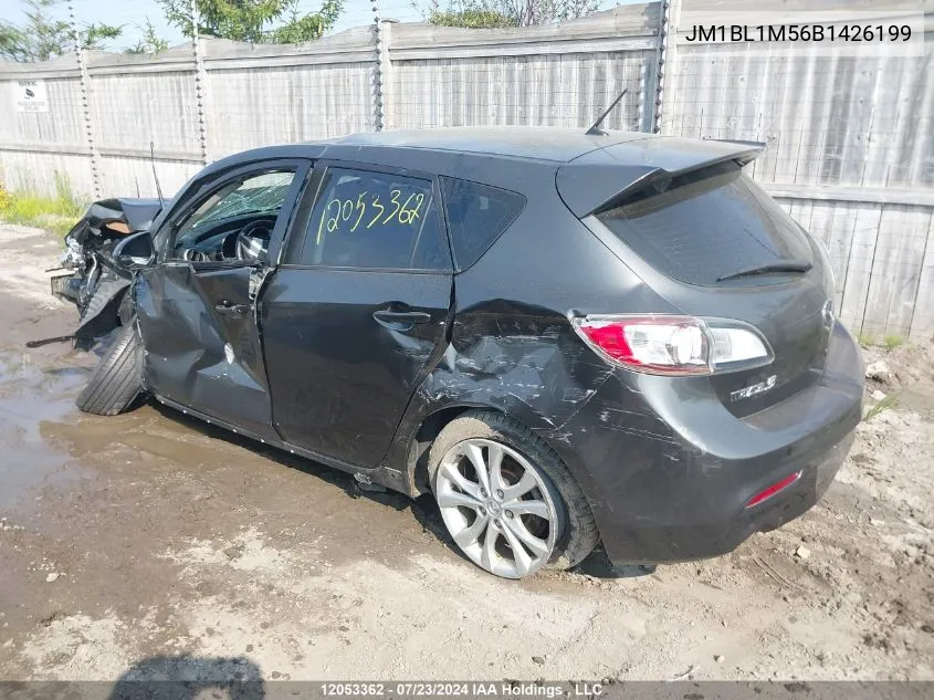 2011 Mazda Mazda3 VIN: JM1BL1M56B1426199 Lot: 12053362