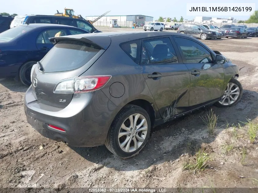 2011 Mazda Mazda3 VIN: JM1BL1M56B1426199 Lot: 12053362