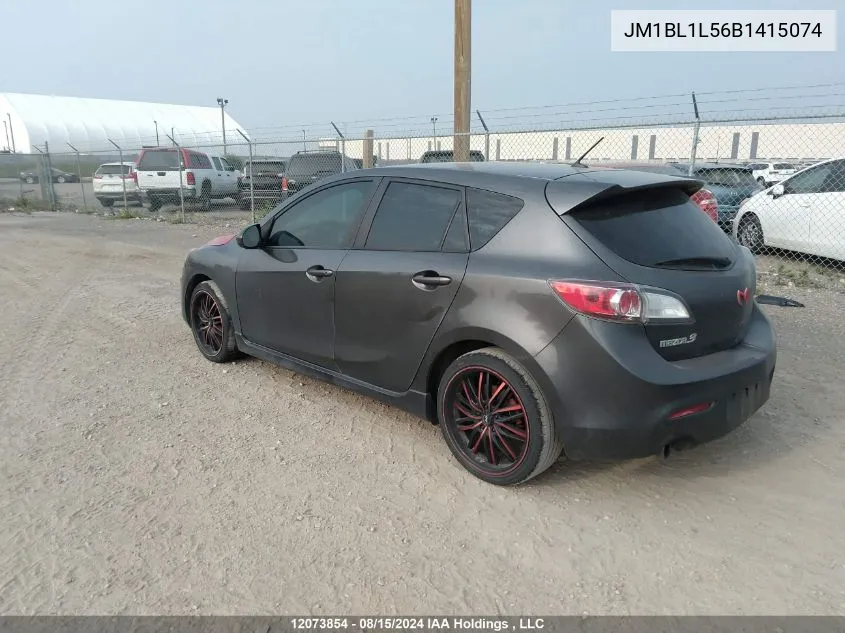 2011 Mazda 3 S VIN: JM1BL1L56B1415074 Lot: 12073854