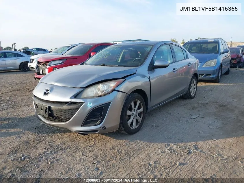 JM1BL1VF5B1416366 2011 Mazda Mazda3