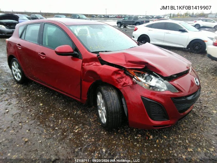 JM1BL1KF0B1419907 2011 Mazda Mazda3