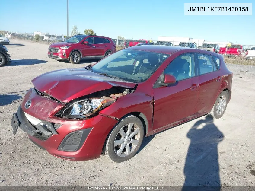 JM1BL1KF7B1430158 2011 Mazda Mazda3