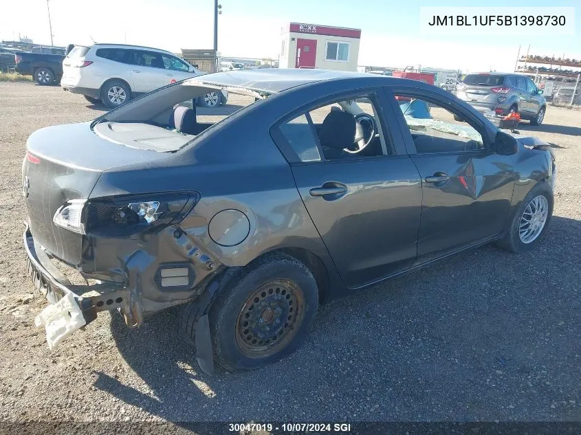 JM1BL1UF5B1398730 2011 Mazda Mazda3