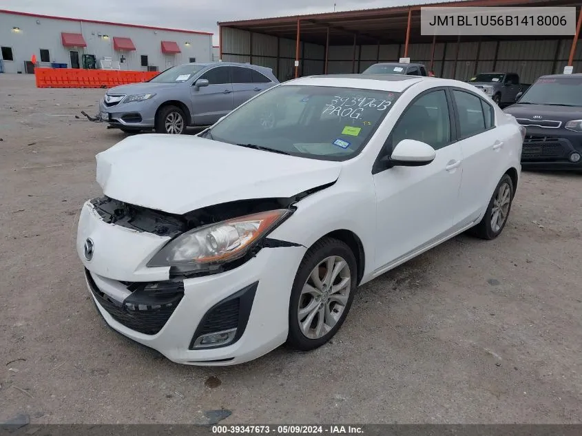 2011 Mazda Mazda3 S Sport VIN: JM1BL1U56B1418006 Lot: 39347673