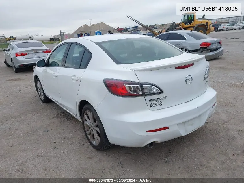 JM1BL1U56B1418006 2011 Mazda Mazda3 S Sport