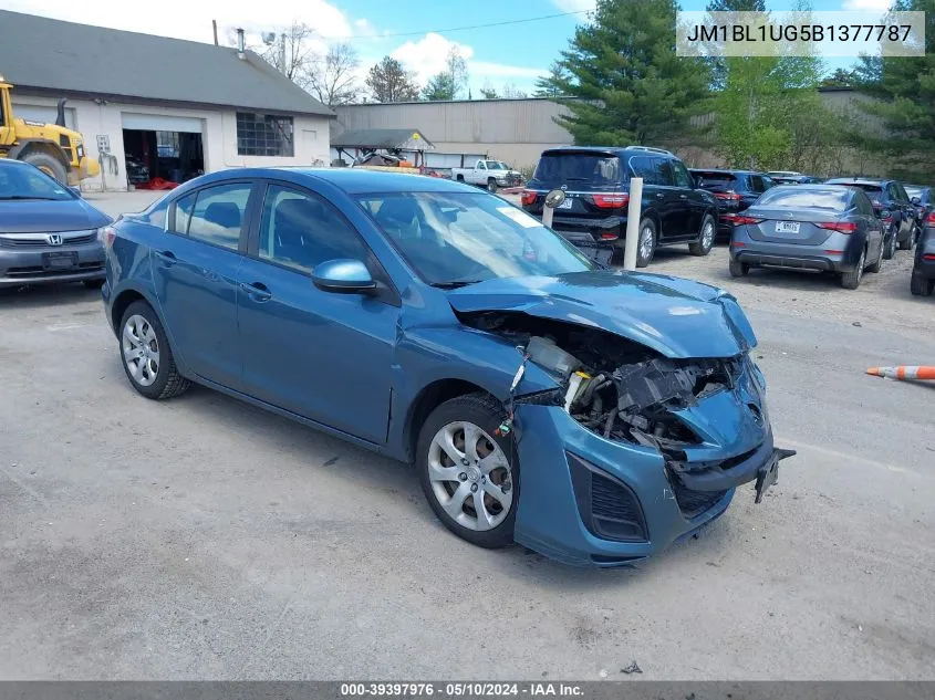 JM1BL1UG5B1377787 2011 Mazda Mazda3