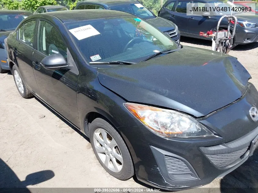 JM1BL1VG4B1420983 2011 Mazda Mazda3 I Touring