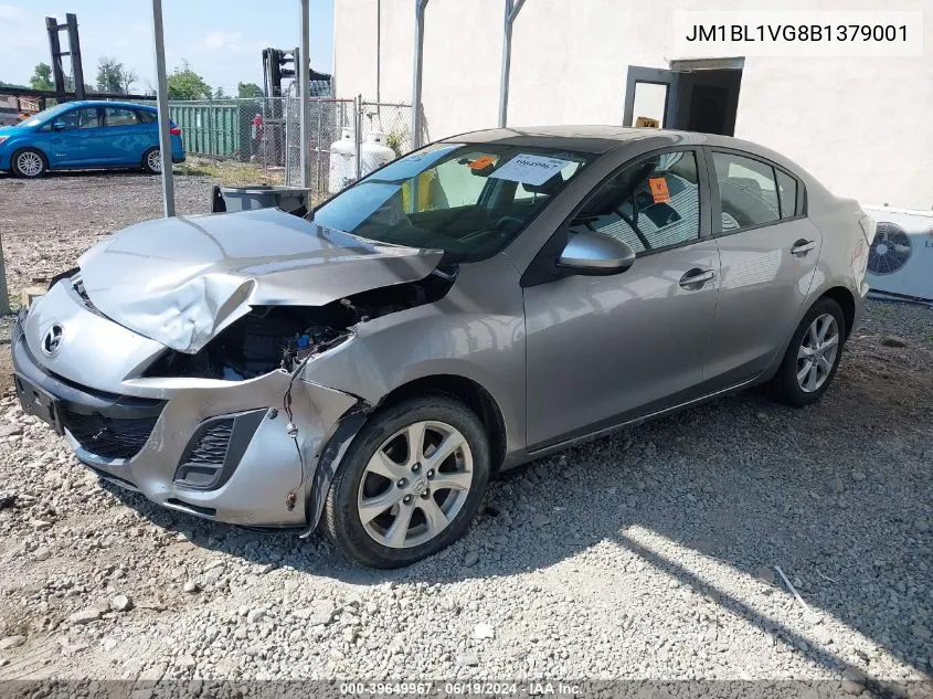 2011 Mazda Mazda3 I Touring VIN: JM1BL1VG8B1379001 Lot: 39649967