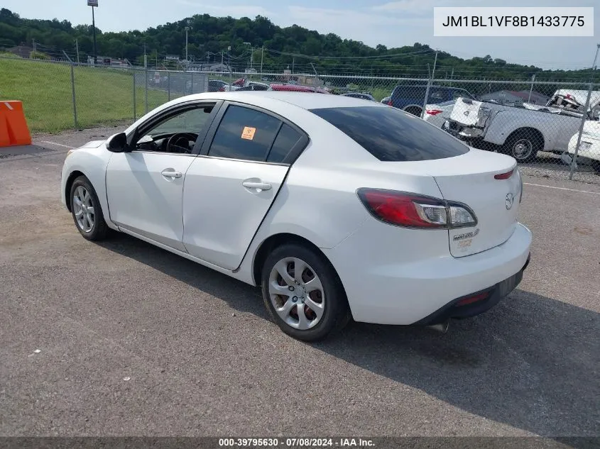 JM1BL1VF8B1433775 2011 Mazda Mazda3 I Touring