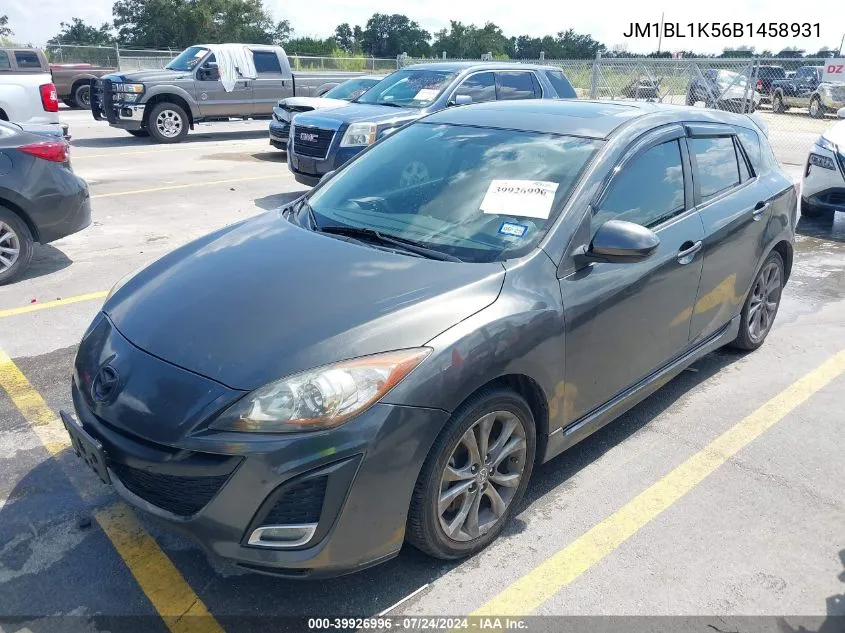 JM1BL1K56B1458931 2011 Mazda Mazda3 S Sport