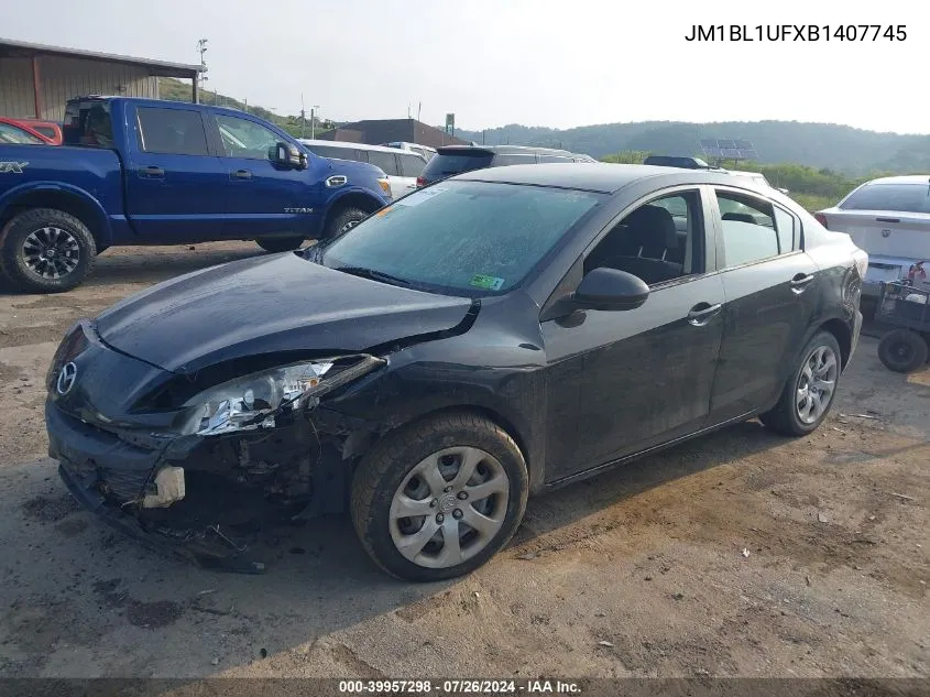 JM1BL1UFXB1407745 2011 Mazda Mazda3 I Sport