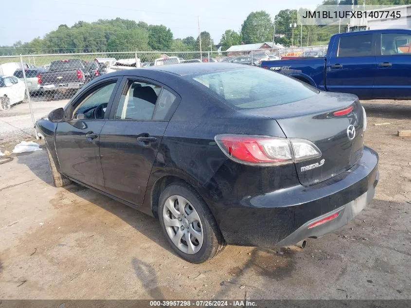 JM1BL1UFXB1407745 2011 Mazda Mazda3 I Sport