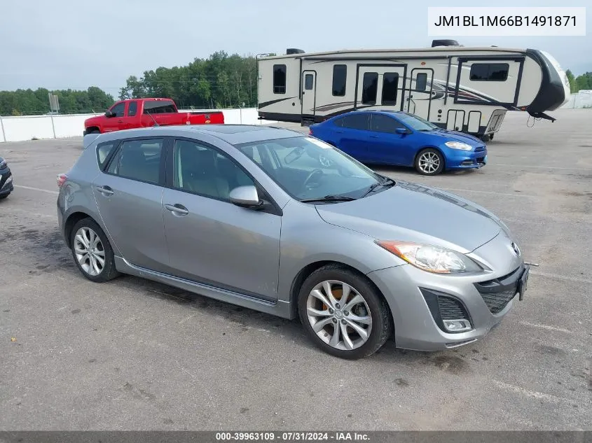 2011 Mazda Mazda3 S Grand Touring VIN: JM1BL1M66B1491871 Lot: 39963109