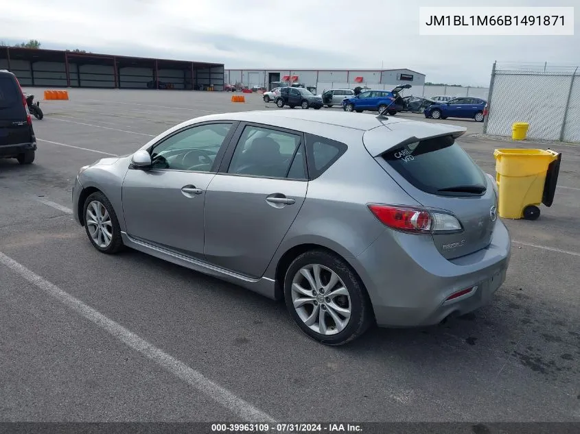 2011 Mazda Mazda3 S Grand Touring VIN: JM1BL1M66B1491871 Lot: 39963109