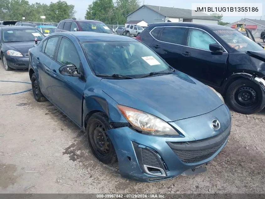 2011 Mazda Mazda3 I Sport VIN: JM1BL1UG1B1355186 Lot: 39967842