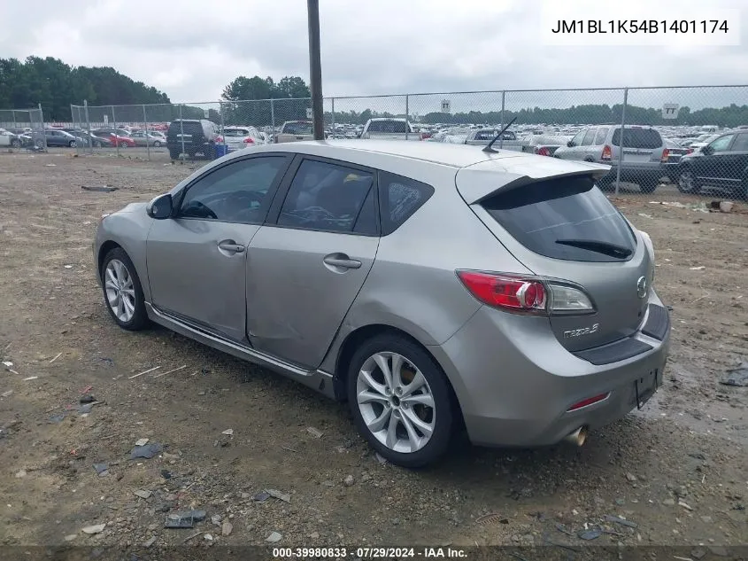 JM1BL1K54B1401174 2011 Mazda Mazda3 S Sport