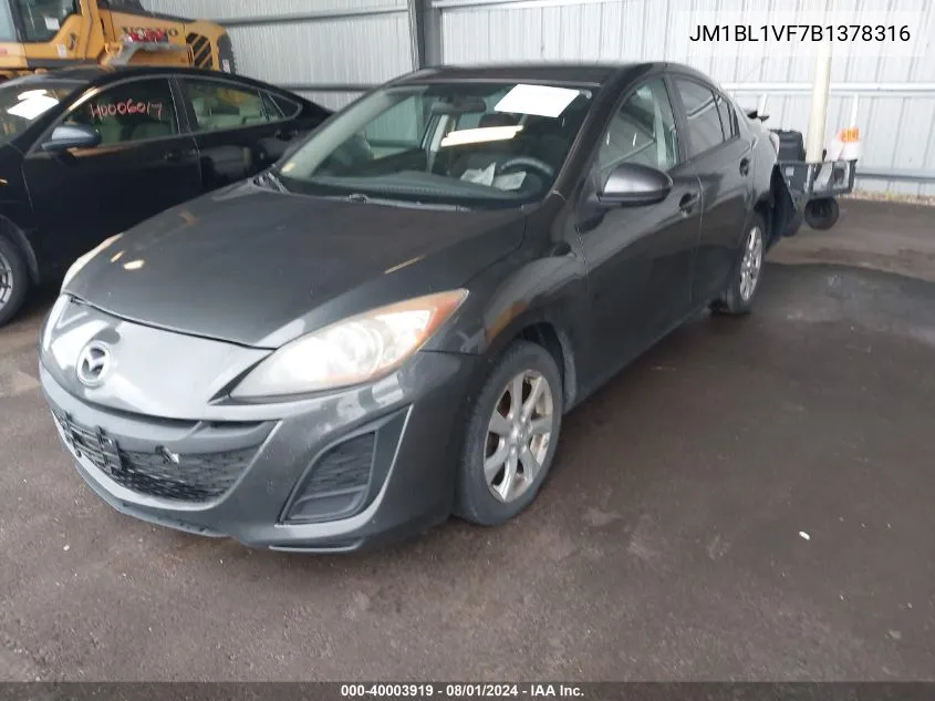 JM1BL1VF7B1378316 2011 Mazda Mazda3 I Touring