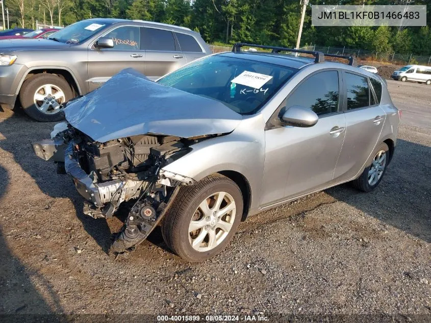 2011 Mazda Mazda3 VIN: JM1BL1KF0B1466483 Lot: 40015899