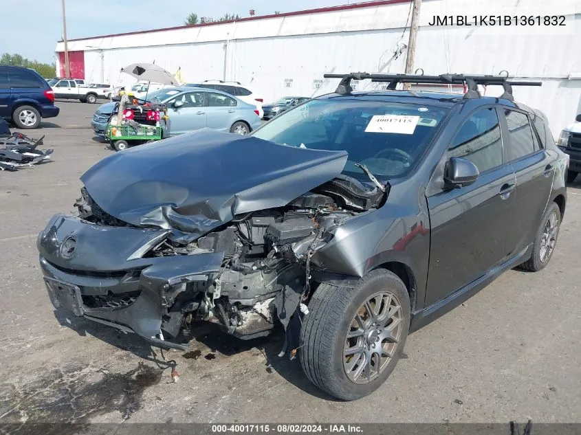 JM1BL1K51B1361832 2011 Mazda Mazda3 S Sport