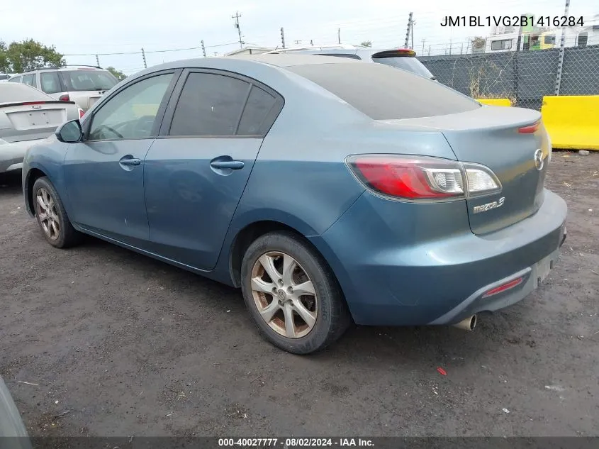 2011 Mazda Mazda3 I Touring VIN: JM1BL1VG2B1416284 Lot: 40027777