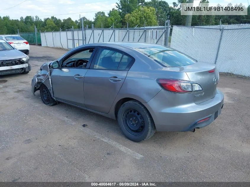 JM1BL1UF9B1408496 2011 Mazda Mazda3 I Sport