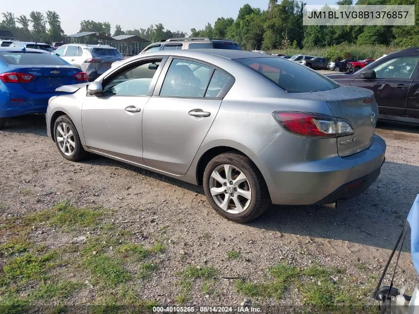 2011 Mazda Mazda3 I Touring VIN: JM1BL1VG8B1376857 Lot: 40105265