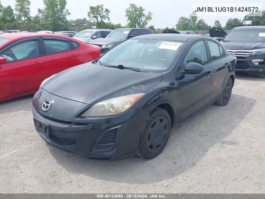 JM1BL1UG1B1424572 2011 Mazda Mazda3 I Sport