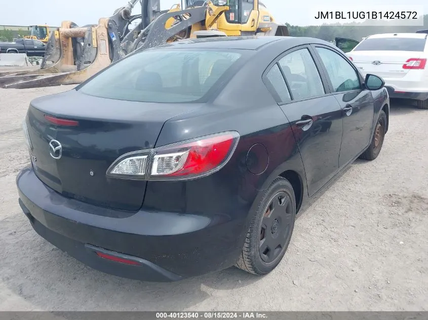 JM1BL1UG1B1424572 2011 Mazda Mazda3 I Sport