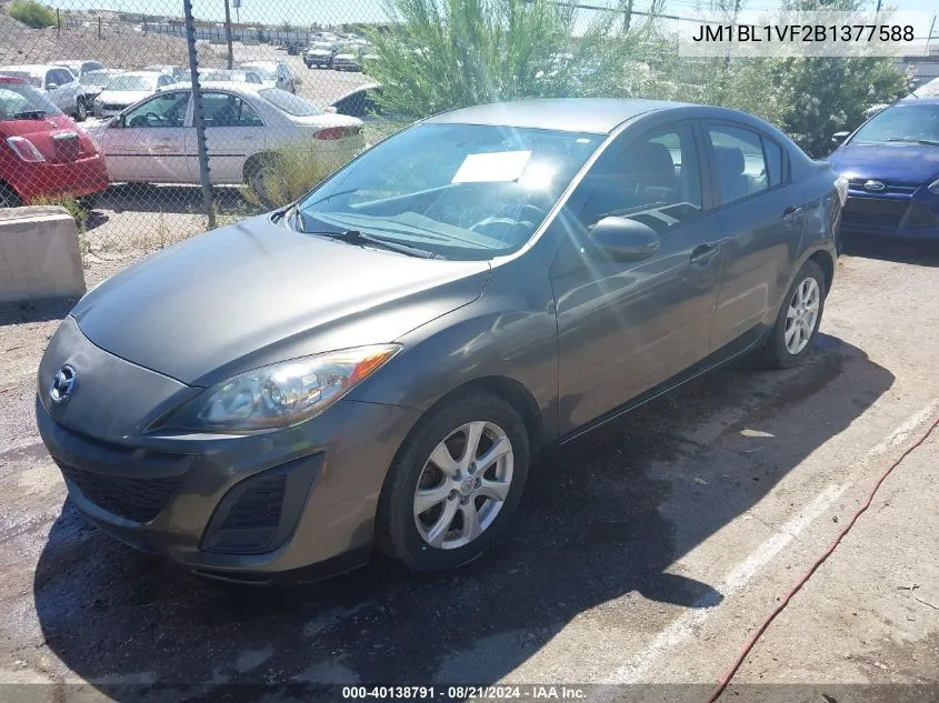 2011 Mazda Mazda3 I Touring VIN: JM1BL1VF2B1377588 Lot: 40138791