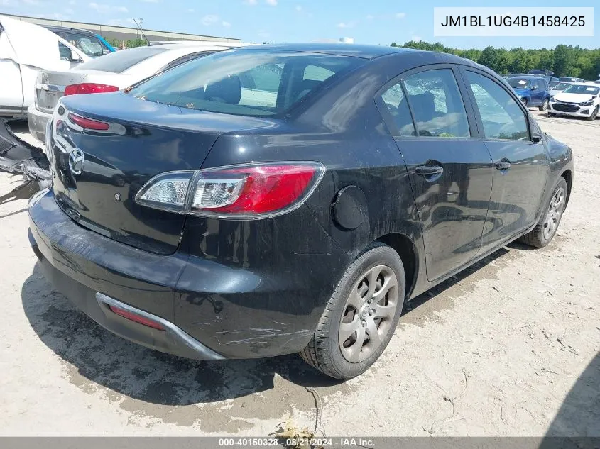 JM1BL1UG4B1458425 2011 Mazda 3 I