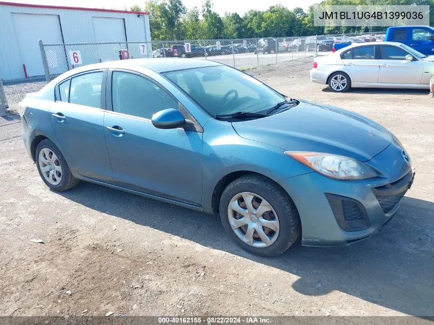 2011 Mazda Mazda3 I Sport VIN: JM1BL1UG4B1399036 Lot: 40162155