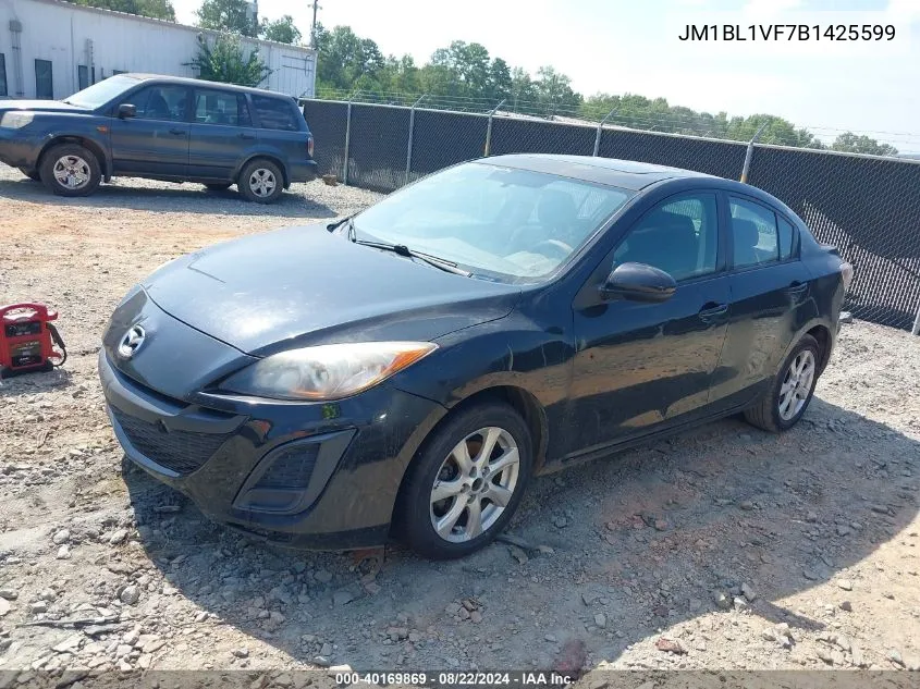 JM1BL1VF7B1425599 2011 Mazda Mazda3 I Touring