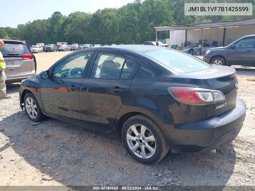 JM1BL1VF7B1425599 2011 Mazda Mazda3 I Touring