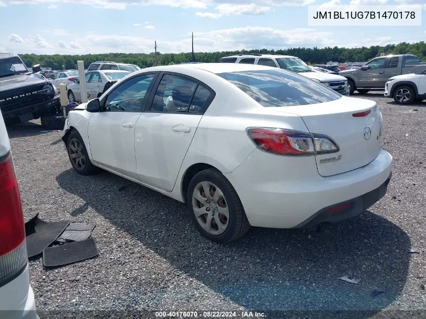 2011 Mazda Mazda3 I Sport VIN: JM1BL1UG7B1470178 Lot: 40176070