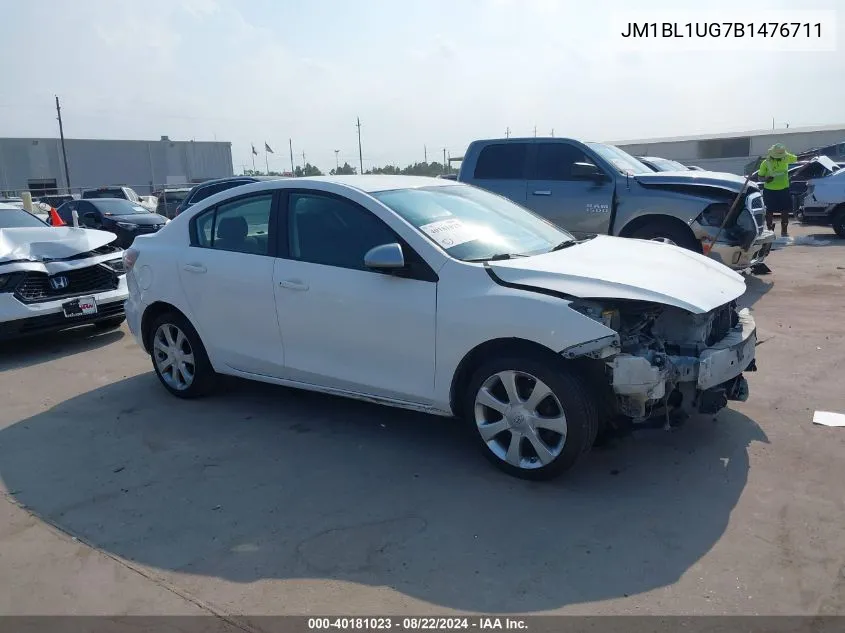 2011 Mazda Mazda3 I Sport VIN: JM1BL1UG7B1476711 Lot: 40181023