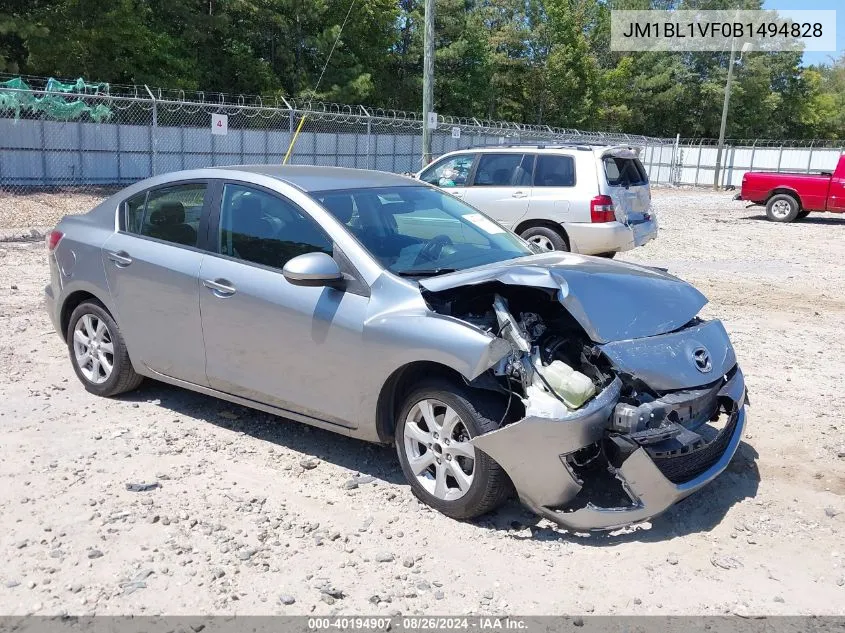 JM1BL1VF0B1494828 2011 Mazda Mazda3 I Touring