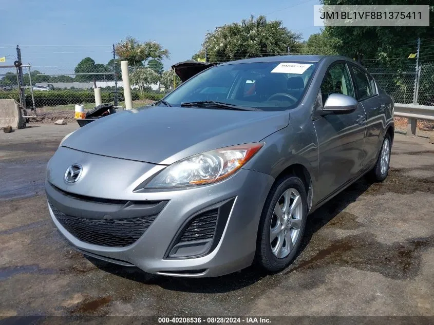 2011 Mazda Mazda3 I Touring VIN: JM1BL1VF8B1375411 Lot: 40208536