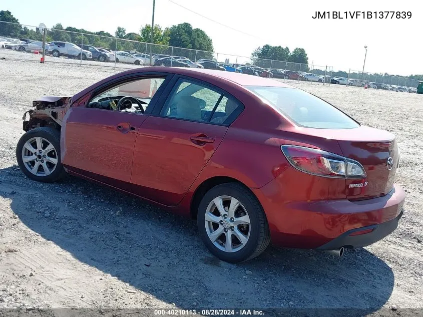 JM1BL1VF1B1377839 2011 Mazda Mazda3 I Touring