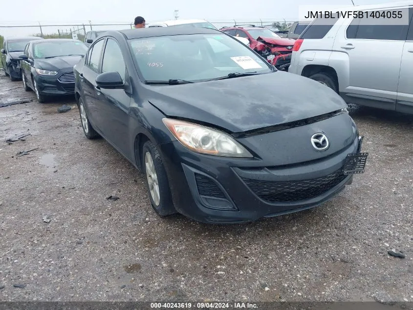 2011 Mazda 3 I VIN: JM1BL1VF5B1404055 Lot: 40243619