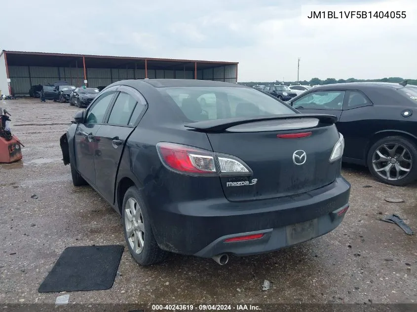 JM1BL1VF5B1404055 2011 Mazda 3 I