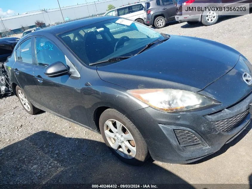 JM1BL1VGXB1366203 2011 Mazda Mazda3 I Touring