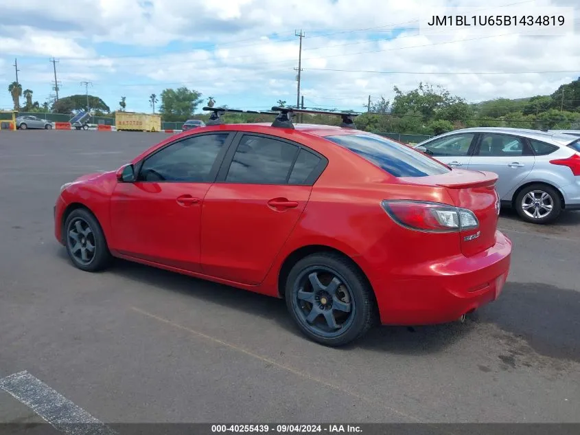 2011 Mazda Mazda3 S Sport VIN: JM1BL1U65B1434819 Lot: 40255439