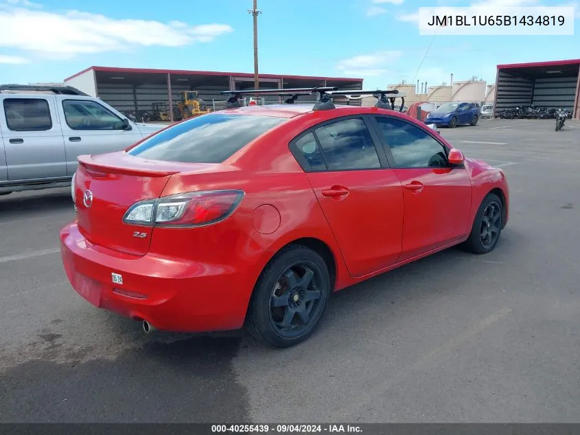 JM1BL1U65B1434819 2011 Mazda Mazda3 S Sport