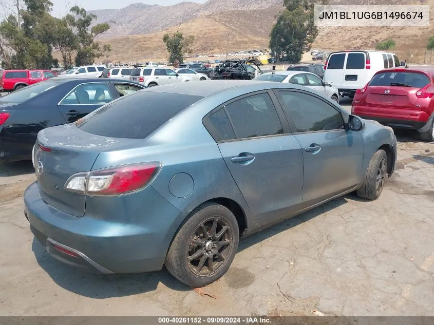 JM1BL1UG6B1496674 2011 Mazda Mazda3 I Sport