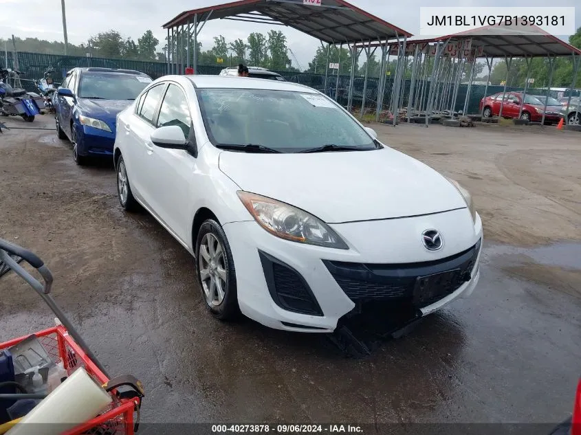 JM1BL1VG7B1393181 2011 Mazda 3 I