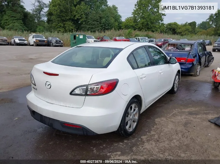 JM1BL1VG7B1393181 2011 Mazda 3 I